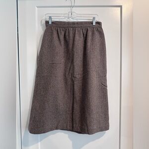 Grand Tier Vintage Wool Blend Pencil Skirt Size 12